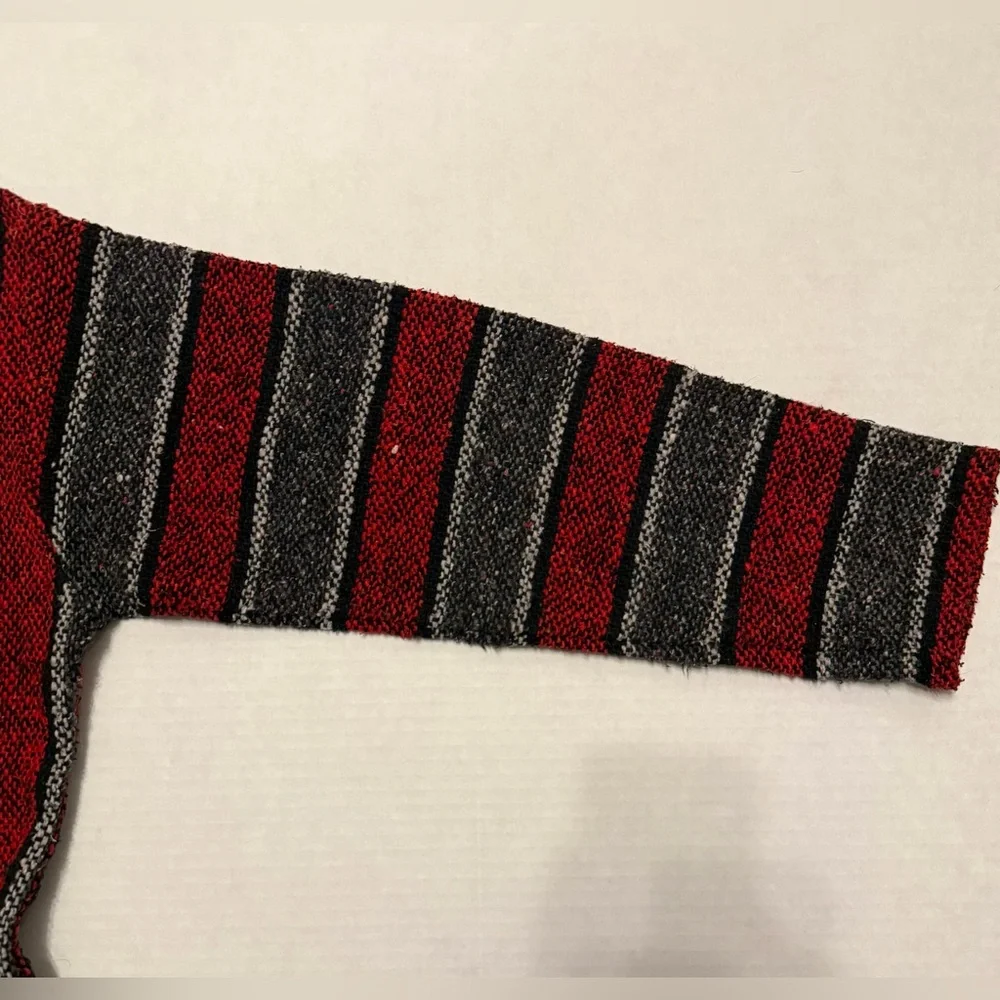 Frank’s Textiles Baja Hoodie Red Black Size M - Picture 14 of 16